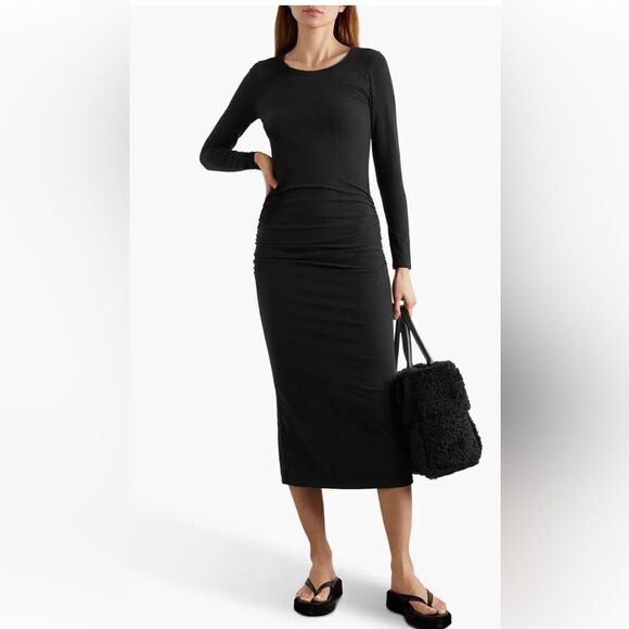 JAMES PERSE
Ruched Cotton-Blend Jersey Midi
Dress - Picture 2 of 6
